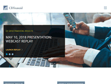 Tablet Screenshot of cifinancial.com